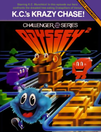 K.C.'s Krazy Chase! Magnavox Odyssey 2  box art